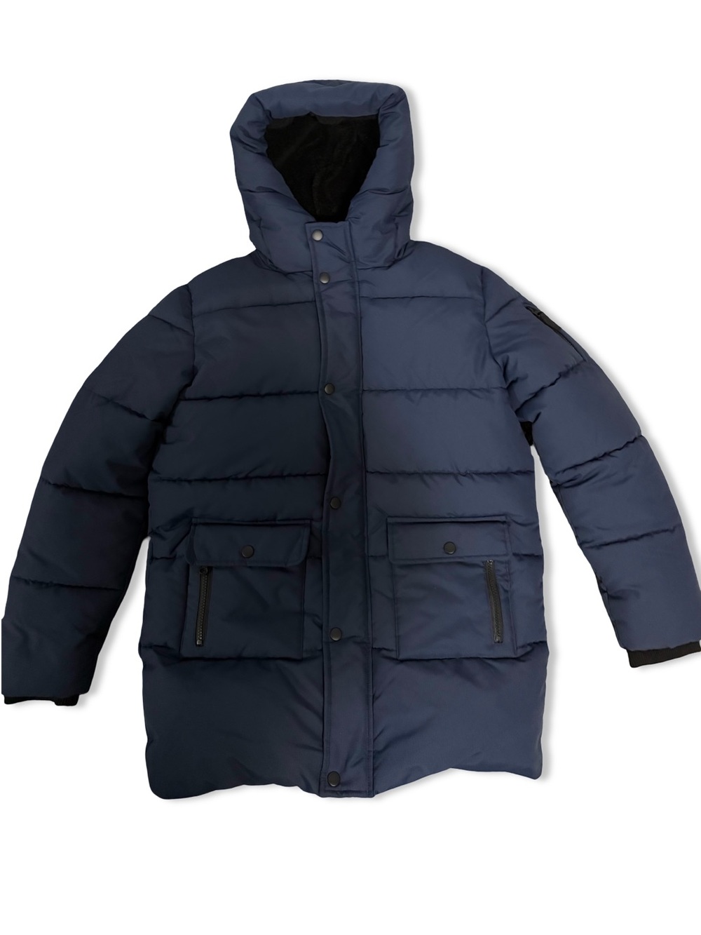 George Navy Hooded Puffer Parka